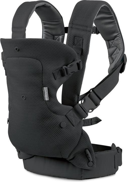 Infantino Flip Advanced 4 in 1 draagzak met netstof Donker