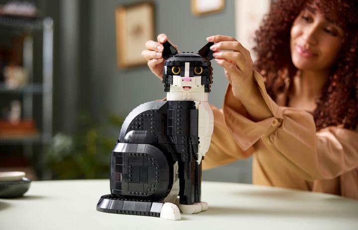 Produktbild LEGO Schwarz-weisse Katze (21349, LEGO Seltene Sets, LEGO Ideas)