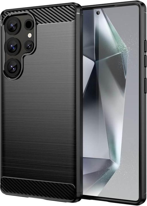 Produktbild Cover-Discount Galaxy S25 Ultra - Metall Carbon Look Hülle (Samsung Galaxy S25 Ultra)