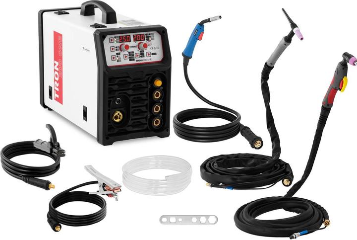 Image du produit Stamos Poste à souder multi procédé - TIG 200 A - Facteur de marche 60% - Coupe 50 A - MIG/MAG 200 A