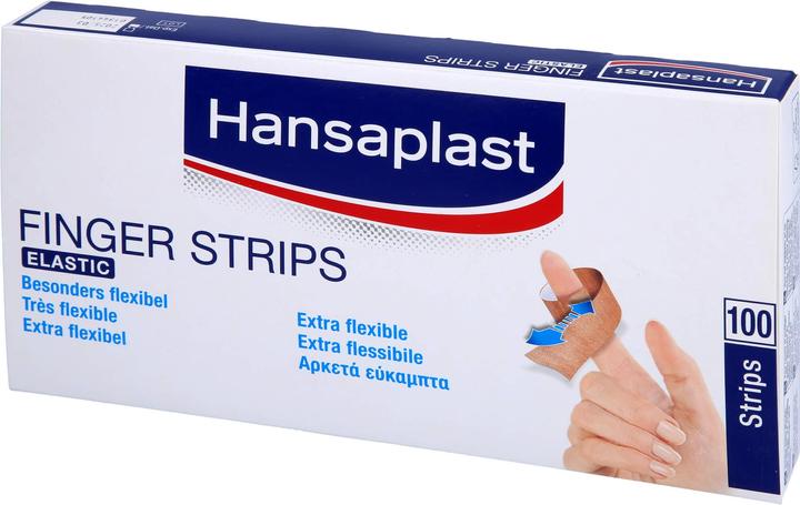 Produktbild Hansaplast Finger Strips Elastic besonders flexibel Pflaster, 100 St. Pflaster (100 x)