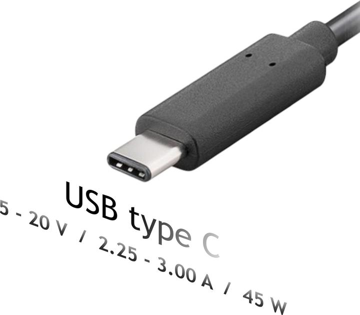 Actual product image Akyga Notebook power supply (45 W)