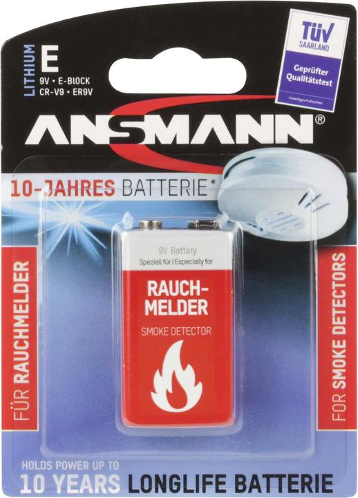 Actual product image Ansmann E-block (1 pcs., 9V Block, 1100 mAh)