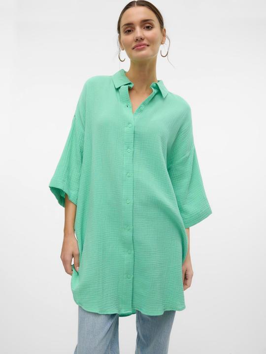 Image du produit Vero Moda VMNATALI 3/4 LONG OVERSHIRT NOOS Robe chemisier (M)