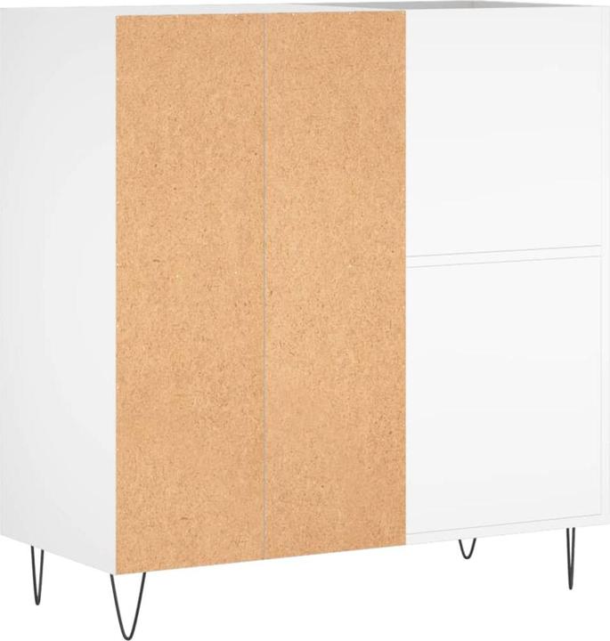 Produktbild VidaXL Plattenschrank Weiss 84,5x38x89 cm Holzwerkstoff, Farbe
