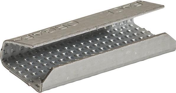 Actual product image kaiserkraft Buckles, rough inside finish, pack of 1000, for strap width 13 mm, zinc plated. (1000 Piece)