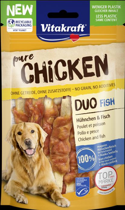 Produktbild Vitakraft CHICKEN Duo® - Hühnchen & Fisch (Adult, 1 Stk., 80 g)