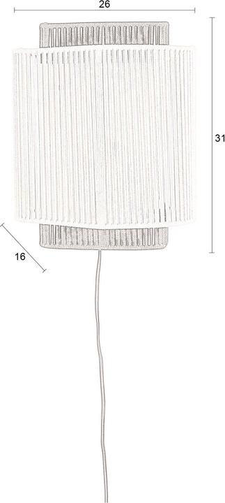 Produktbild Dutchbone Elon Wall Lamp (E27)