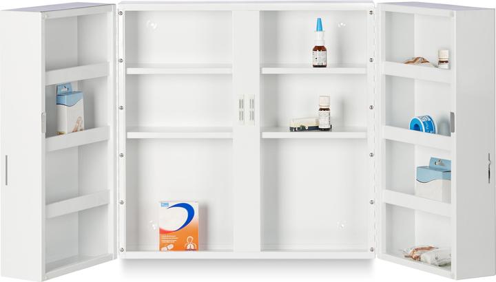 Actual product image Relaxdays Square Medicine Cabinet (53 x 21.5 x 53 cm)