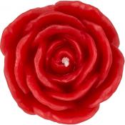 Actual product image Ootb Red candle, rose, set of 3 (3 pcs.)