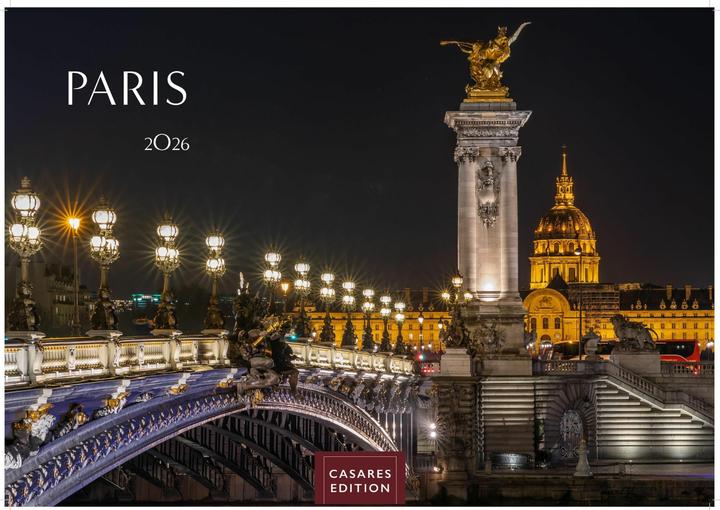 Actual product image Paris 2026 S 24x35cm (24 x 35 cm, German)