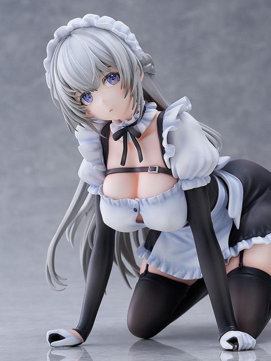 Actual product image DMM Factory Original Character statuette PVC 1/6 Maid Maison Too Shiraishi Illustration by Io Haori 18 cm