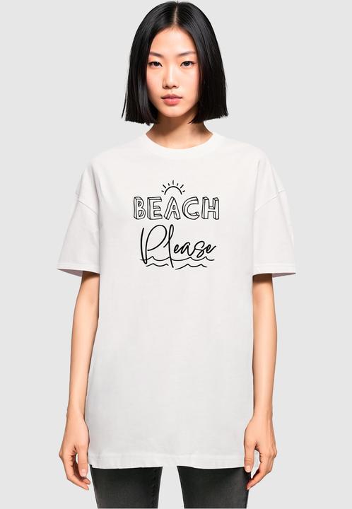 Produktbild Merchcode Ladies Beach Please Oversized Boyfriend Tee - 118935 (4XL)
