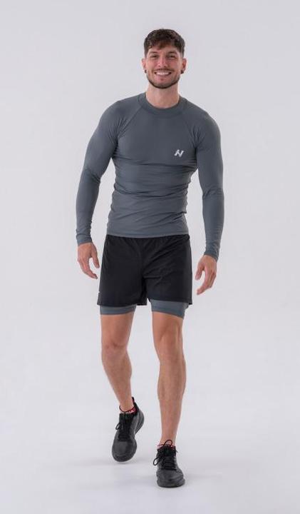Image du produit Nebbia T-shirt fonctionnel à manches longues "Active" 328 gris (M)