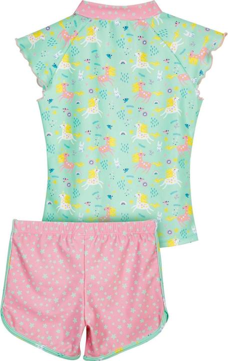 Actual product image Playshoes UV Swimwear Set Unicorn Mint/Pink Sizes 110-116 (110, 116)