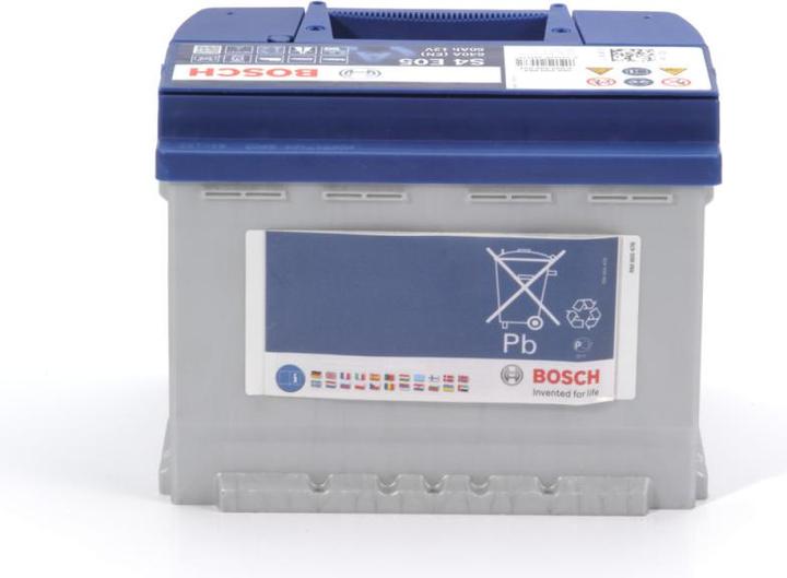 Image du produit Bosch Automotive Batterie de démarrage S4E EFB 12V 60Ah 640A 0092S4E051 (12 V, 60 Ah, 640 A)