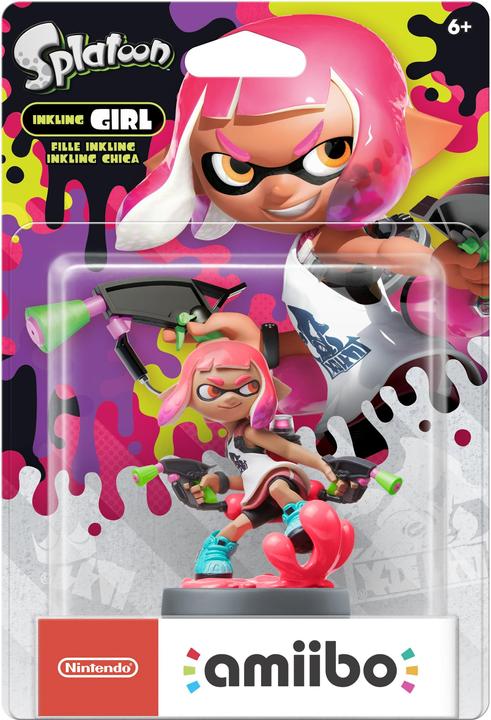 Nintendo amiibo Splatoon Inkling Girl (Neon Pink) (3DS, Wii U, Switch)