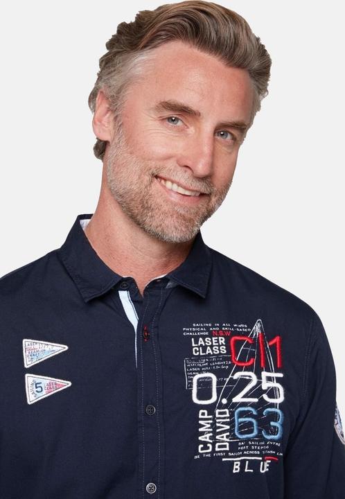 Actual product image Camp David Laser Sailing long sleeve shirt (M)