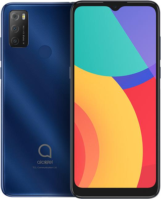 Alcatel 1S (2021) (32 GB, Blue, 6.52", Hybrid Dual SIM, 13 Mpx, 4G)