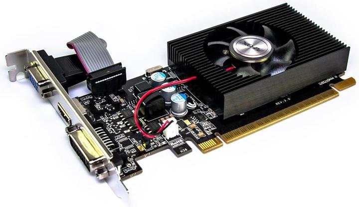 AFOX Geforce GT610 2GB DDR3 64Bit DVI HDMI VGA LP Fan AF610-2048D3L7-V8 (2 GB)