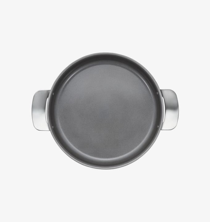 Actual product image Fiskars All Steel Roaster with lid, 28cm (28 cm, Casserole + Stewpot, Stainless steel)