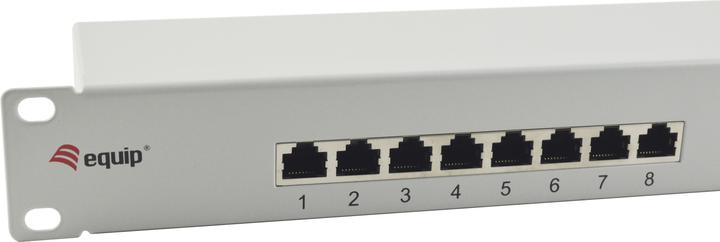 Produktbild equip Patchpanel 16x RJ45 Cat6 19" 1HE grau