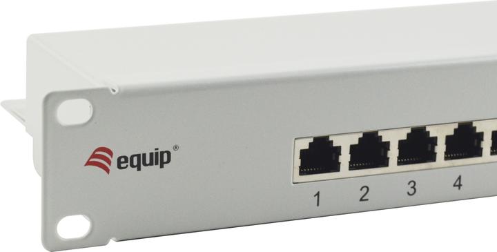 Produktbild equip Patchpanel 16x RJ45 Cat6 19" 1HE grau