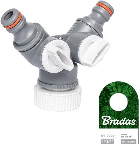 Immagine prodotto Bradas Valvola a 2 vie WHITE LINE con attacco rubinetto 2,50cm (1") (Distributore a 2 vie)