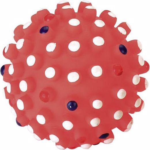 Immagine prodotto Kerbl Palla da gioco in vinile con brufoli e squeeker (Palla giocattolo per cani)
