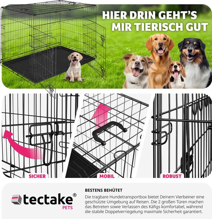 Actual product image tectake Luna (Dog, Foldable)