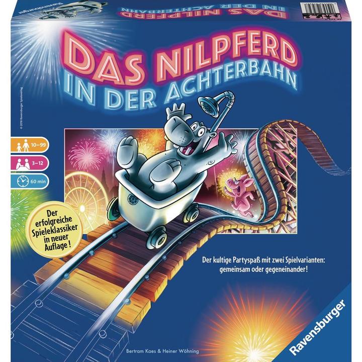 Produktbild Ravensburger Gesellschaftsspiel Das Nilpferd in der Achterbahn (Deutsch)