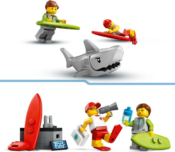 Produktbild LEGO Einsatzfahrzeug der Rettungsschwimmer (60453, LEGO City)