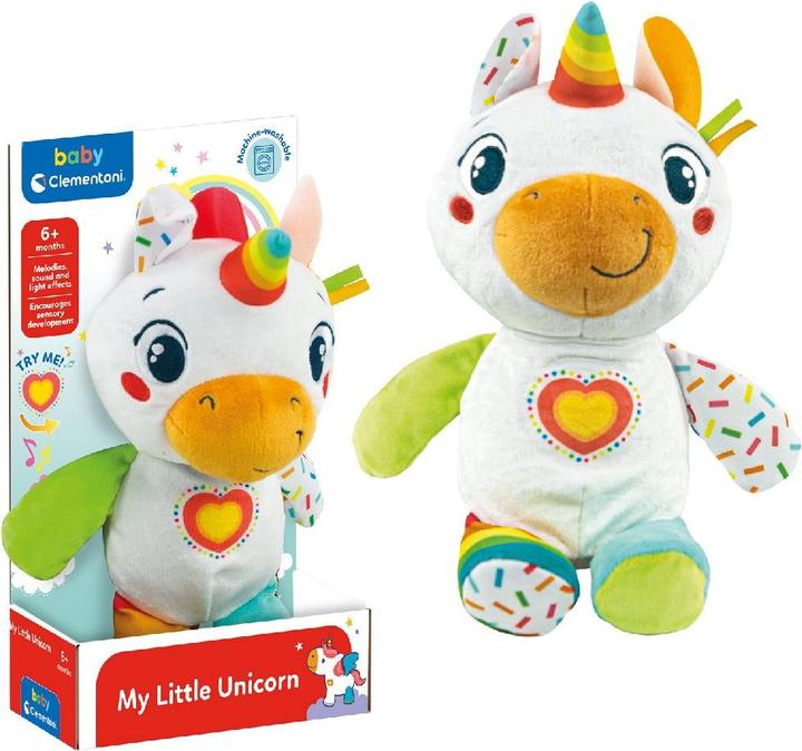 Actual product image Clementoni Baby - soft toy unicorn (27 cm)