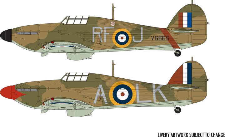 Produktbild Airfix Bausatz Hawker Hurricane Mk.1 1:48