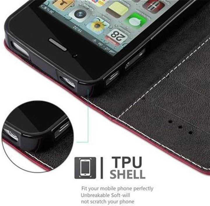 Productafbeelding Cadorabo Boek X Portemonnee Hoesje (LG G4s, Apple iPhone 4)