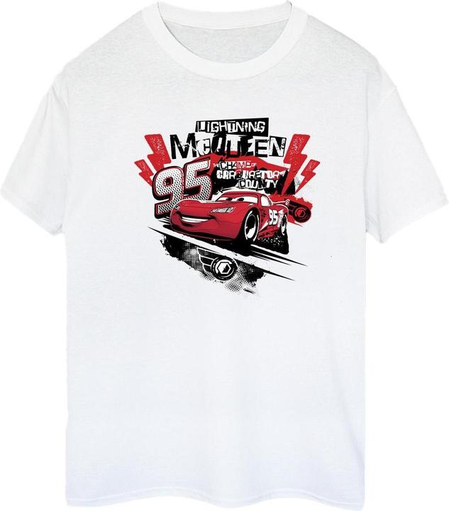 Disney Cars Lightning McQueen Collage TShirt (XL)