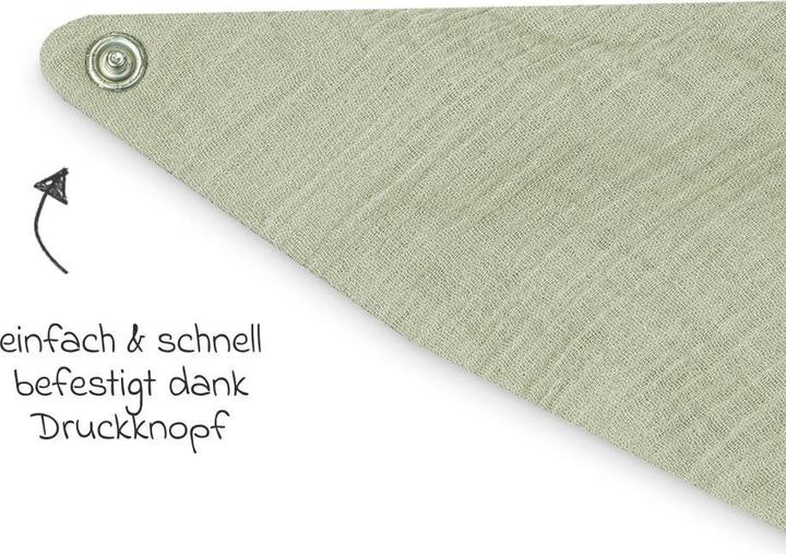 Produktbild Julius Zöllner Dreieckstuch Musselin Lime