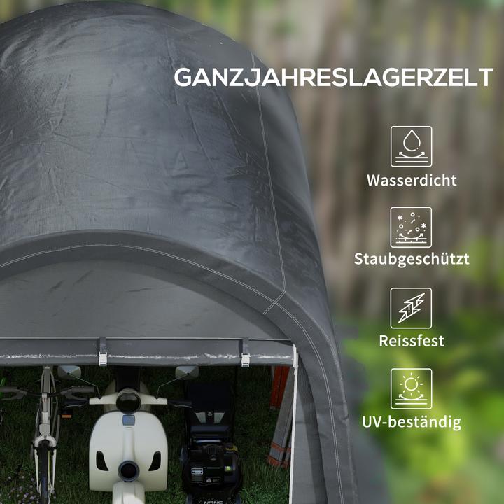 Actual product image Outsunny Equipment tent with two zip doors