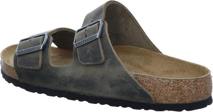 Actual product image Birkenstock Arizona SFB Oiled Nubuck Leather Soft Bedding Normal (40)