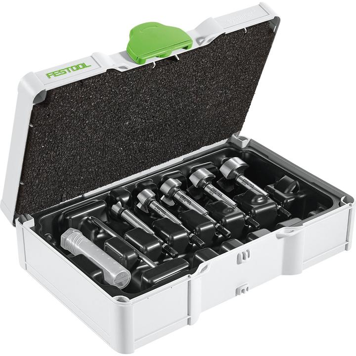 Actual product image Festool Forstner bit set SYS3 S 76-FB CE-SORT/5 (15, 20, 25, 30, 35 mm)