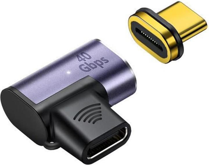 Immagine prodotto MicroConnect Adattatore USB-C magnetico 90 (USB-C, 12.10 cm)