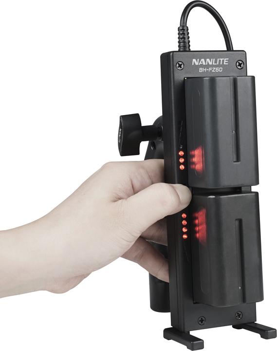 Image du produit Nanlite Support de batterie NP-F pour Forza 60/60B (Poignée d'alimentation)
