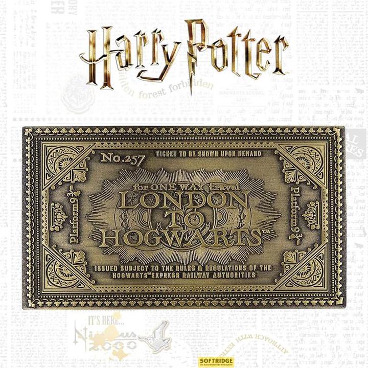 Produktbild Fanattik HARRY POTTER - Ticket Poudlard Express - Répique Edition Limité
