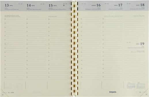 Produktbild Brepols Agenda Timing Maverick 2023 AVTO80303 braun, 1W/2S, 17.1x22cm (A5, Deutsch, Niederländisch, Italienisch, Englisch, Französisch)