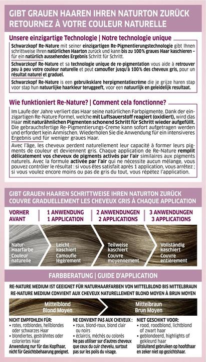 Produktbild Schwarzkopf Re-Nature Haarcoloration Re-Pigmentierung (Blond)
