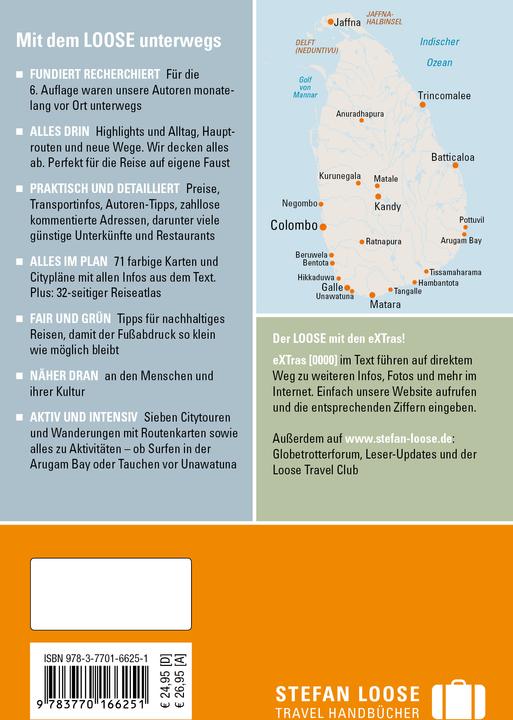 Image du produit Stefan Loose Reiseführer Sri Lanka (Allemand, Martin H. Petrich, Volker Klinkmüller, 2023)