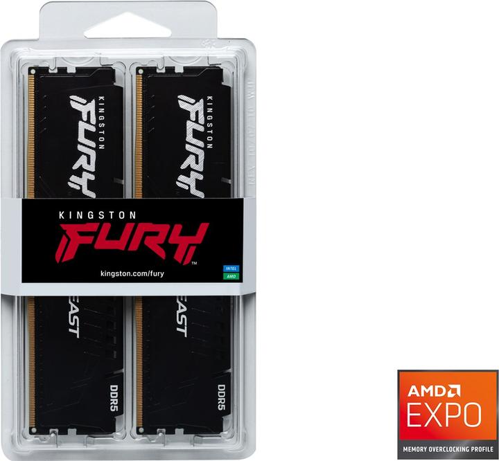Image du produit Kingston Fury Beast (2 x 16GB, 5600 MHz, RAM DDR5, DIMM)