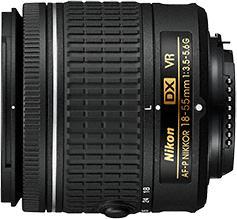 Immagine prodotto Nikon AF-P Nikkor 18-55mm f/3.5-5.6 G VR DX (Nikon DX, APS-C / DX)