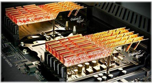 Actual product image G.Skill Trident Z Royal (2 x 8GB, 4600 MHz, DDR4-RAM, DIMM)