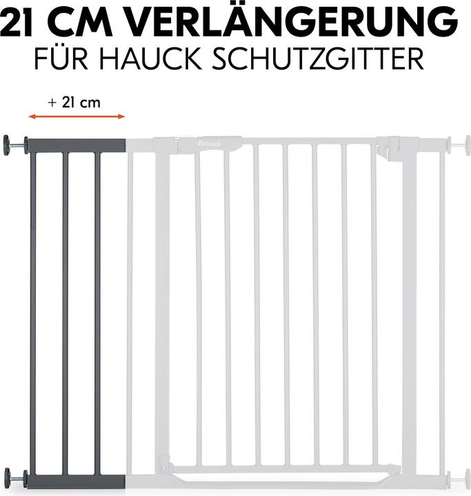 Produktbild Hauck Safety Gate Extension 21 cm Dark Grey (21 cm)